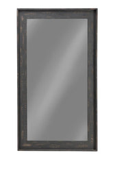 Coaster Cragen Rectangle Bold Contoured Frame Floor Mirror Brown Model 902767